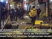 : Protest gegen Rentenreform: Mehr als 140 Festnahmen in Paris