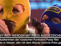 : Pussy Riot werden mit Woody-Guthrie-Preis ausgezeichnet