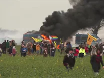 : Frankreich: Zusammenstöße bei Demonstrationen gegen ein Wasserreservoir
