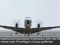 : Greenpeace: Immer mehr Flüge mit Privatflugzeugen in Europa