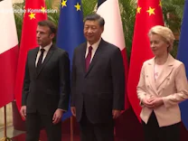 : Macron und von der Leyen sprechen mit Xi über Ukraine