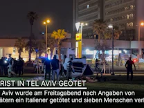 : Tourist geötet – mutmaßlicher Anschlag in Tel Aviv