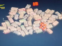 : Italienische Polizei fischt zwei Tonnen Kokain aus dem Mittelmeer