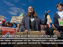 : Mit Klimaaktivistin Neubauer: Demonstration auf Rügen gegen LNG