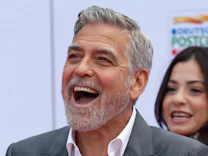 : Hollywoodstar George Clooney im Anflug