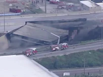 : US-Highway nach Tankwagenbrand eingestürzt
