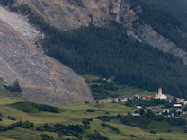 Bergrutsch in der Schweiz: Knapp daneben