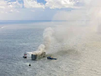 Unglück in der Nordsee: „Eine brennende Batterie kann auch unter Wasser brennen“