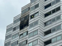 Berlin: Feuer im Hochhaus: Zwei Menschen springen in den Tod