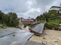 Unwetter in Slowenien und Österreich: Staudamm bricht im Osten Sloweniens